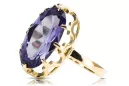 14K Yellow gold Alexandrite Ring Vintage Jewlery vrc253y